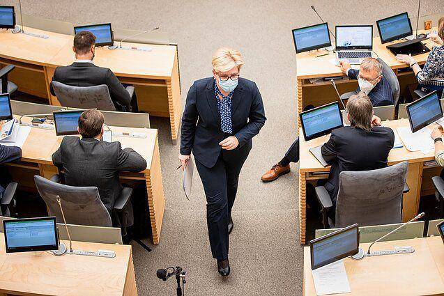 Perdana Menteri baru Lithuania yang disetujui Seimas pada 24 November. Sumber:twitter.com/ Nelson Dordelly Rosales, Ph.D/LL.D