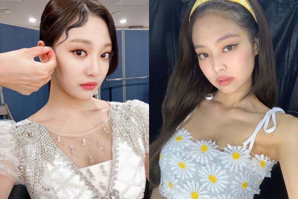 Disebut Mirip, 10 Adu Pesona Ningning aespa dan Jennie BLACKPINK
