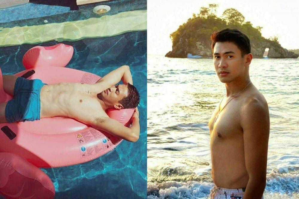 Rajin Liburan, 10 Potret Shirtless Hessel Steven yang Bikin Keringetan