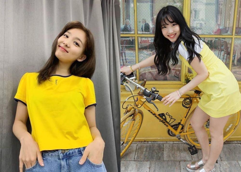 9 Ide Outfit Serba Kuning ala Nayeon TWICE, Gaya Jadi Lebih Segar!