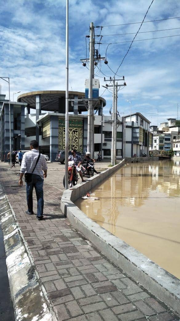 Banjir di sejumlah ruas jalan Kota Tebing Tinggi (Dok.IDN Times/istimewa)