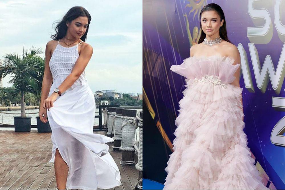10 Potret Angela Gilsha Kenakan Outfit Off Shoulder, Makin Menawan!