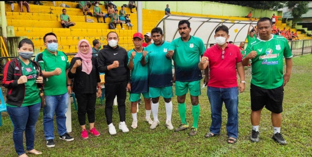 Laga Amal Kenang Legenda PSMS Parlin Siagian, Terkumpul Rp56 Juta