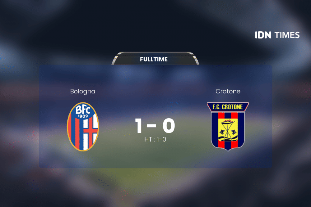 Secara Dramatis, Bologna Akhirnya Tumbangkan Crotone 1-0
