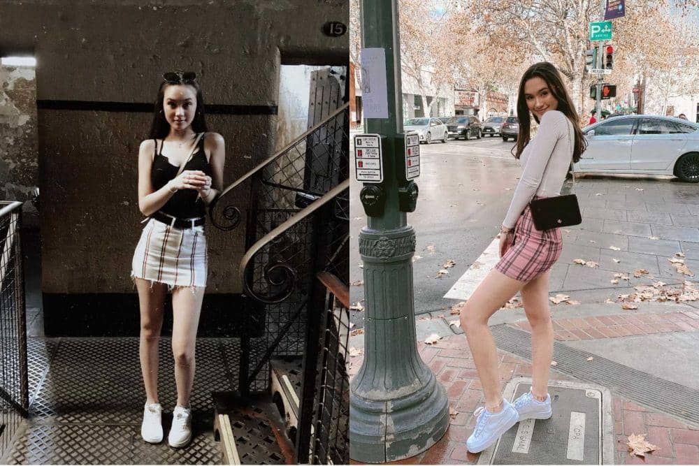 10 Ide Padu Padan Outfit dengan Bawahan Rok ala Caitlin Halderman