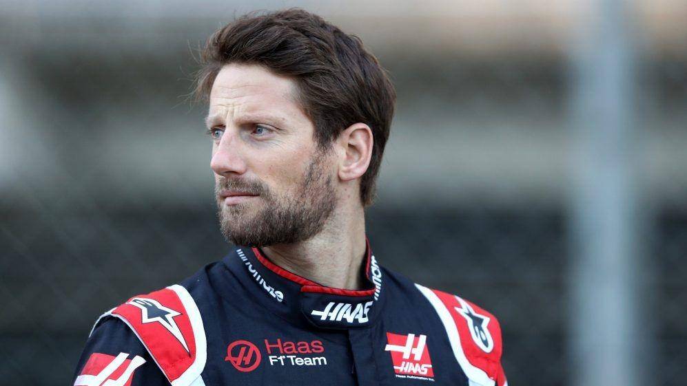 Mobil milik Romain Grosjean setelah mengalami crash. (formula1.com).