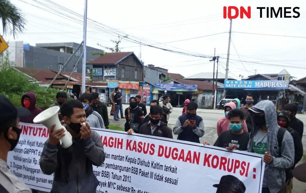 Geruduk Kejati Kaltim, Mahasiswa Buat Laporan Soal Usulan Proyek MYC