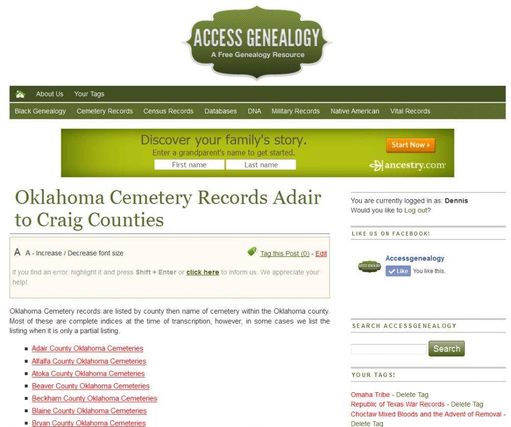 genealogyupdate.com