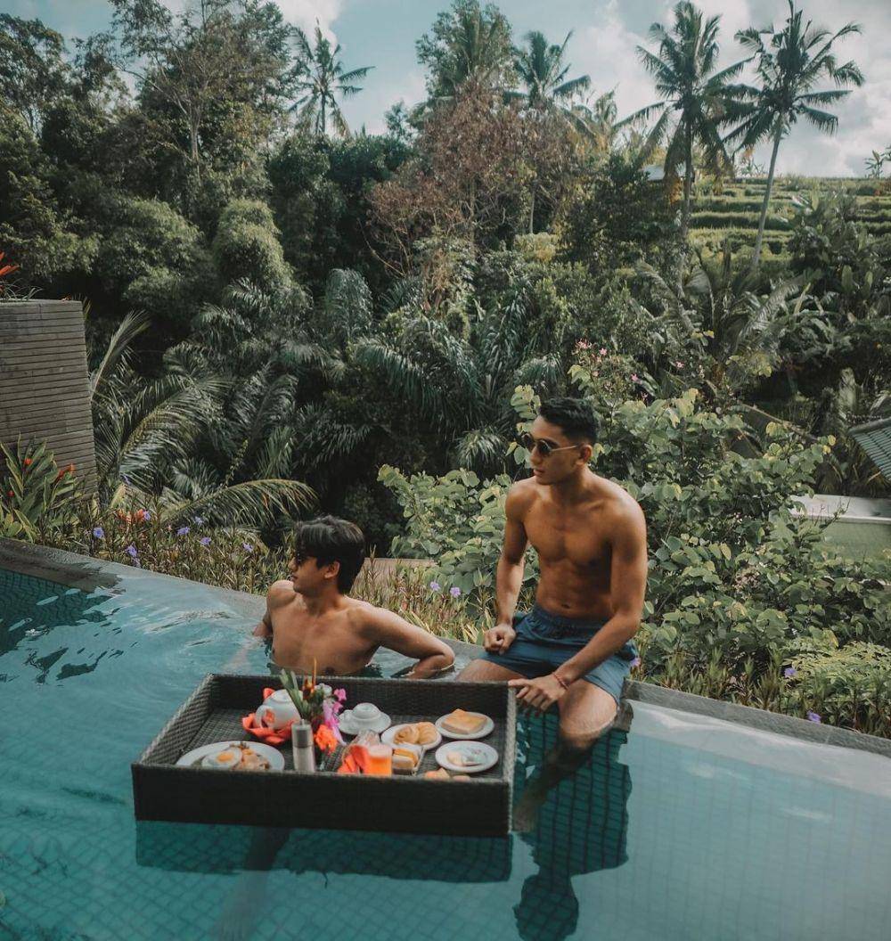 Daffa Wardhana di Ubud, Bali. instagram.com/daffawardhana