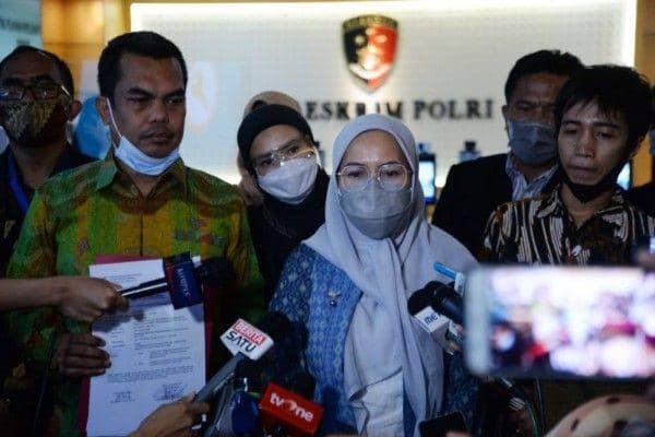 Putri ketiga Jusuf Kalla atau JK, Muswirah Jusuf Kalla di Bareskrim Polri, Selasa (2/12/2020) (Dok. Istimewa)