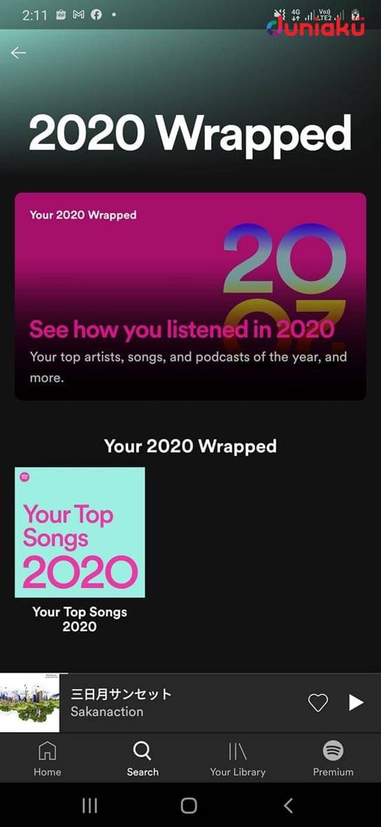 Spotify Wrapped 2020. duniaku.com/Adhitya Daniel