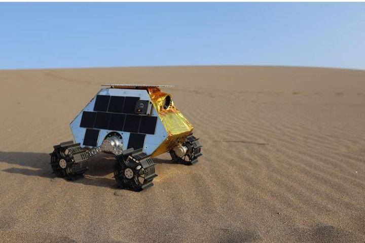 Robot penjelajah milik Lunar Outpost yang masih dalam pengembangan. (instagram.com/thelunaroutpost)