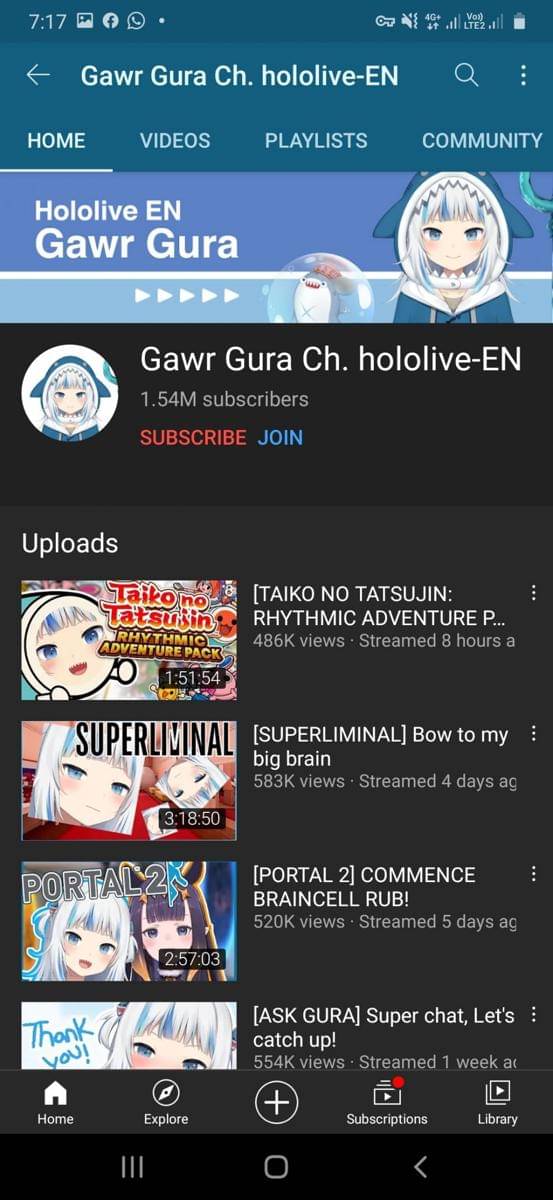 youtube.com/Gura ch.