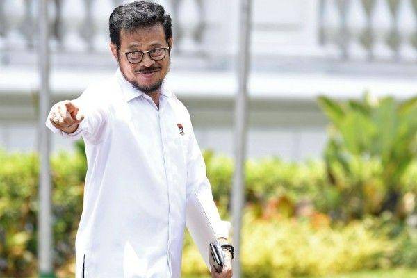 Menteri Pertanian Yasin Limpo (ANTARA FOTO/Puspa Perwitasari)