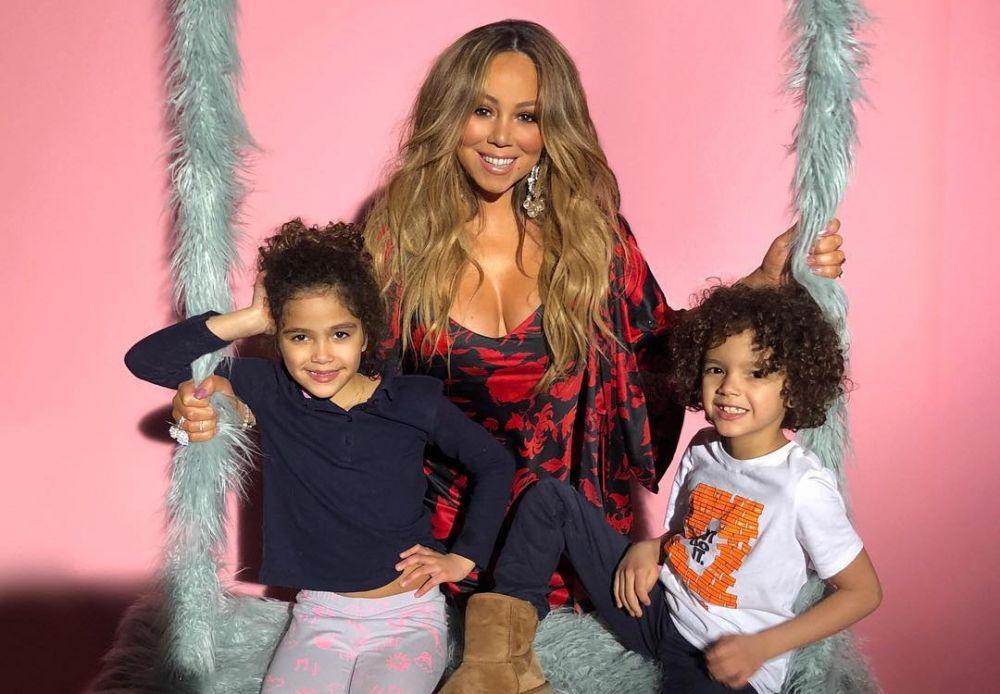 Keibuan, 10 Momen Seru Mariah Carey Asuh Anak Kembar Kesayangan