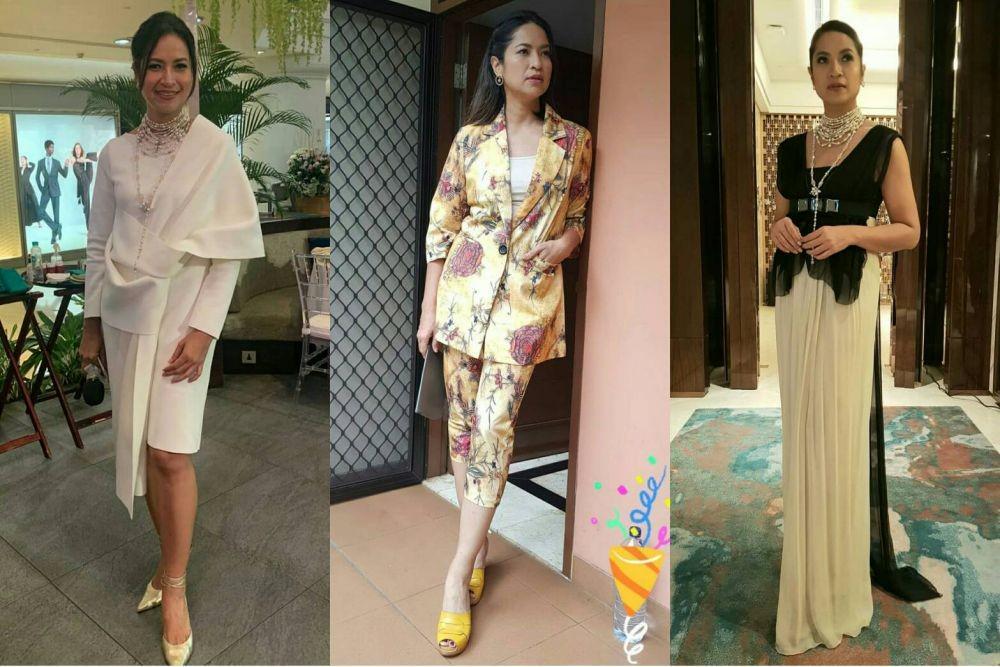 9 OOTD Glamor ala Sari Nila, Mama Rosa di Sinetron 'Ikatan Cinta'
