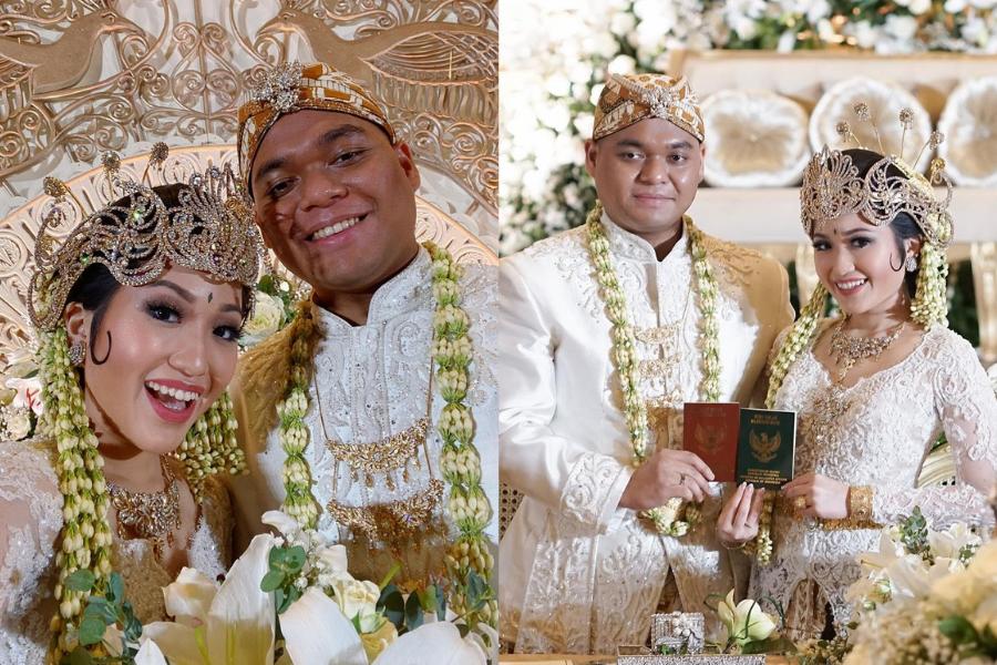 Inspirasi Makeup dan Kebaya Pernikahan Audrey Teguh, Pakai Adat Sunda!