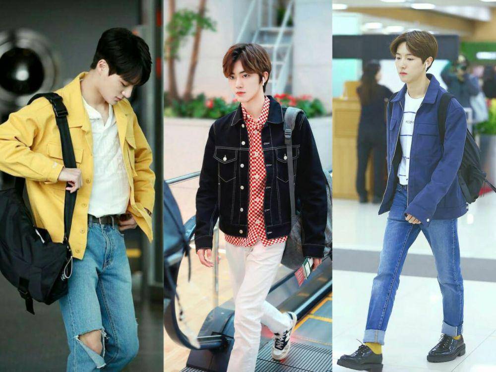 Ilustrasi airport style member NCT Dream (instagram.com/nct_dream)