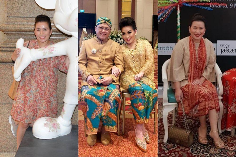 9 Gaya Kebaya dan Kain Etnik Linna Mario Teguh, Simpel nan Berkelas!