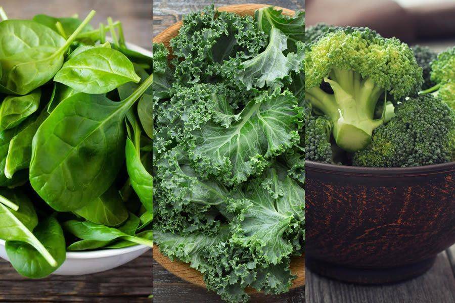 Bayam, kale, dan brokoli. humanwindow.com