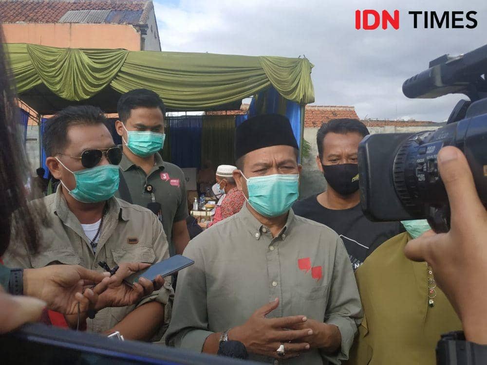 Calon Bupati Kabupaten Bandung dari Paslon Tiga Dadang Supriatna (IDN Times/Debbie Sutrisno)
