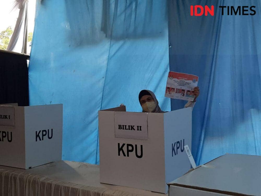 Calon Wali Kota Tangsel Nomor Urut 2 Siti Nurazizah (IDN Times/Maya Aulia Aprilianti)