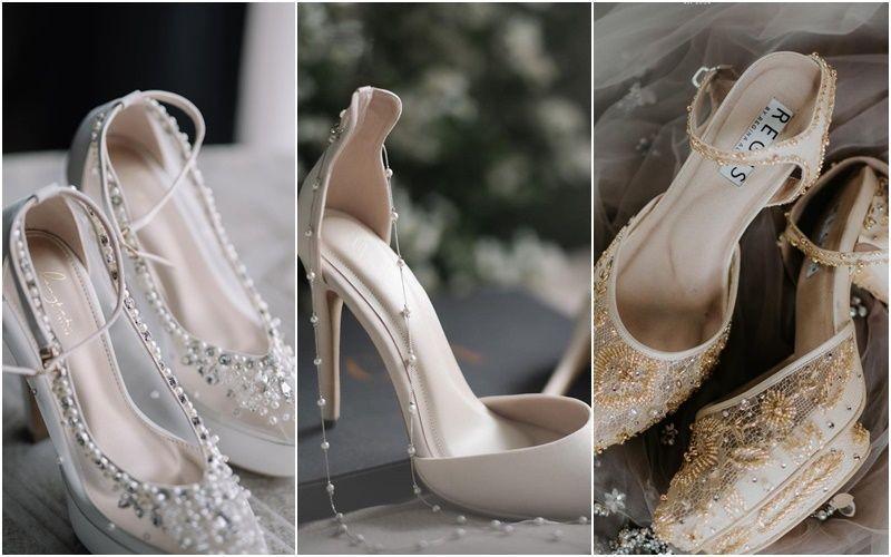 Inspirasi Sepatu Pernikahan Artis dan Selebgram Paling Memukau 2020