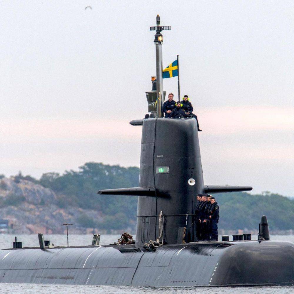 Kapal Selam milik Angkatan Laut Swedia. instagram.com/forsvarsmakten/