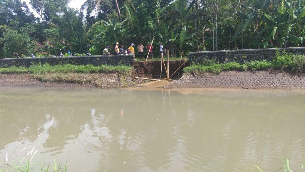 Penanganan Darurat, Selokan Mataram Dialirkan dengan Debit Kecil