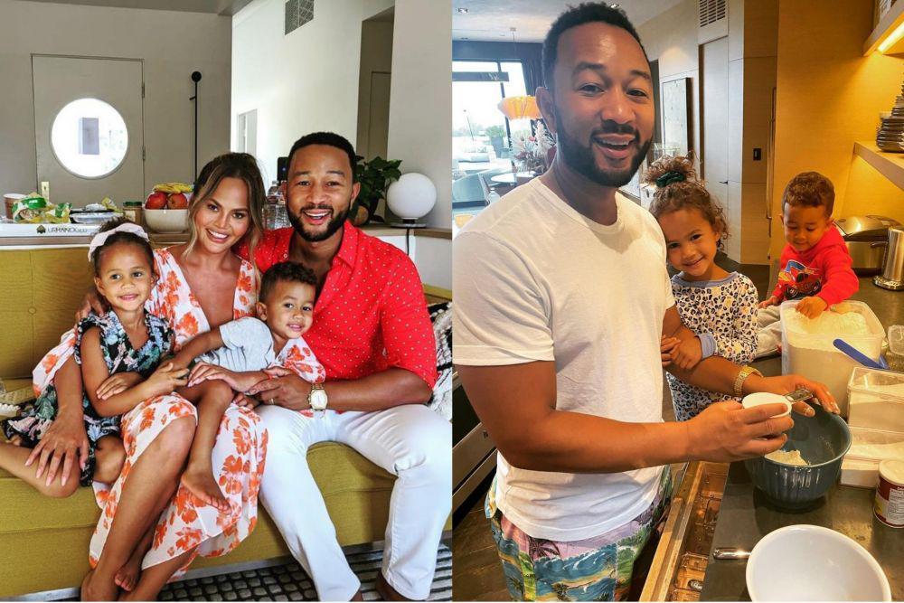 10 Potret Keluarga John Legend & Chrissy Teigen yang Harmonis Abis