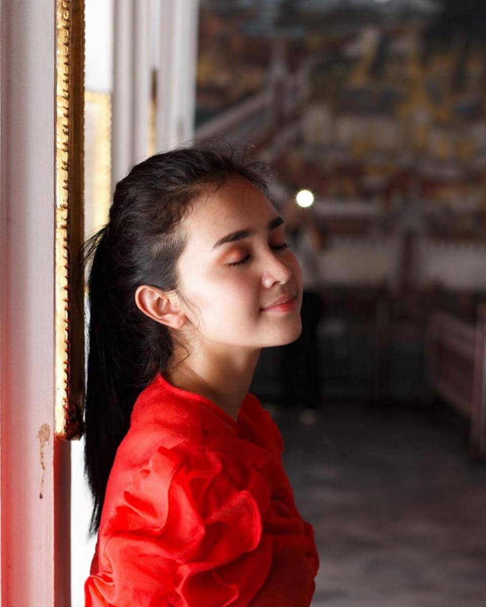 10 Potret Menawan Michelle Ziudith Pejamkan Mata, Bikin Kesengsem!