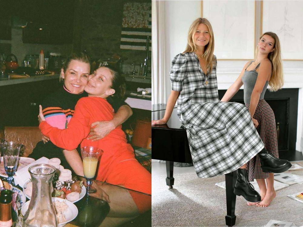 instagram.com/bellahadid & instagram.com/chrisandgwyneth