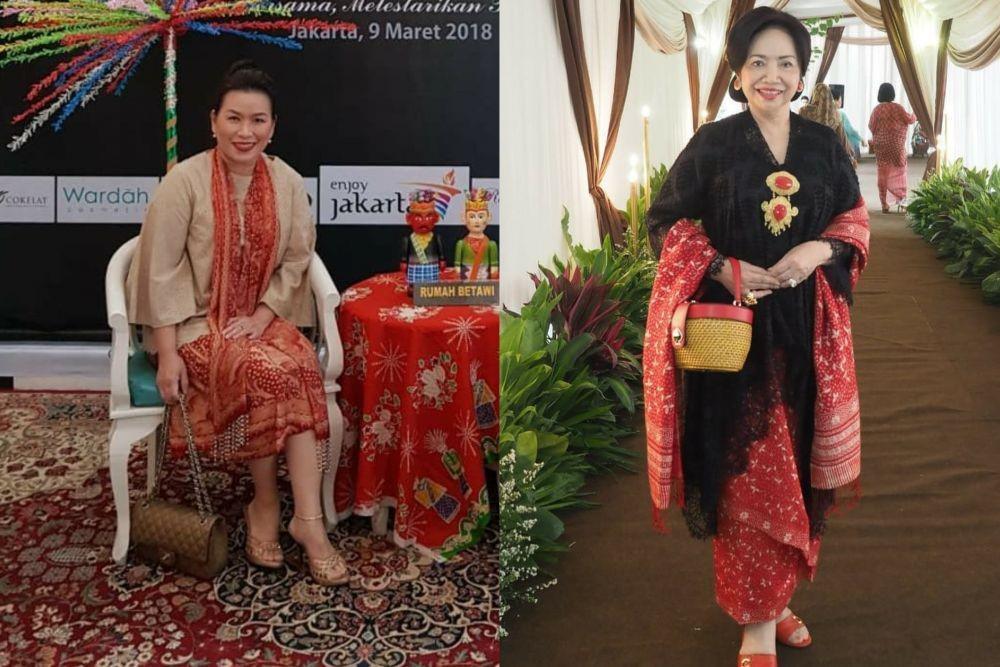 9 Adu Gaya Fashion Istri Vs Besan Mario Teguh, Kompakan Glamor!