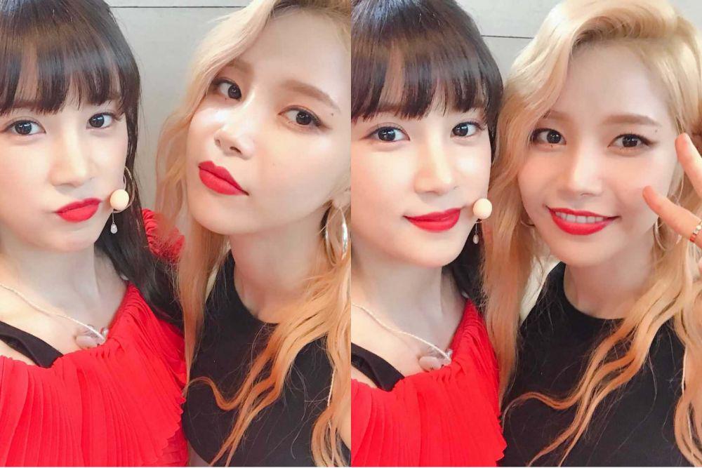 Berteman Dekat, 10 Adu Pesona Solar Mamamoo dan Chorong Apink