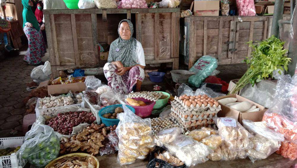 Sutik pedagang Pasar Kriyek di Lamongan. IDN Times/Imron