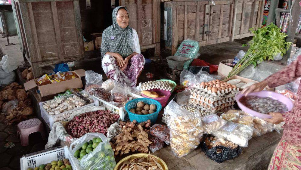 Sutik pedagang Pasar Kriyek di Lamongan. IDN Times/Imron