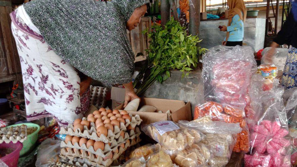 Sutik pedagang Pasar Kriyek di Lamongan. IDN Times/Imron