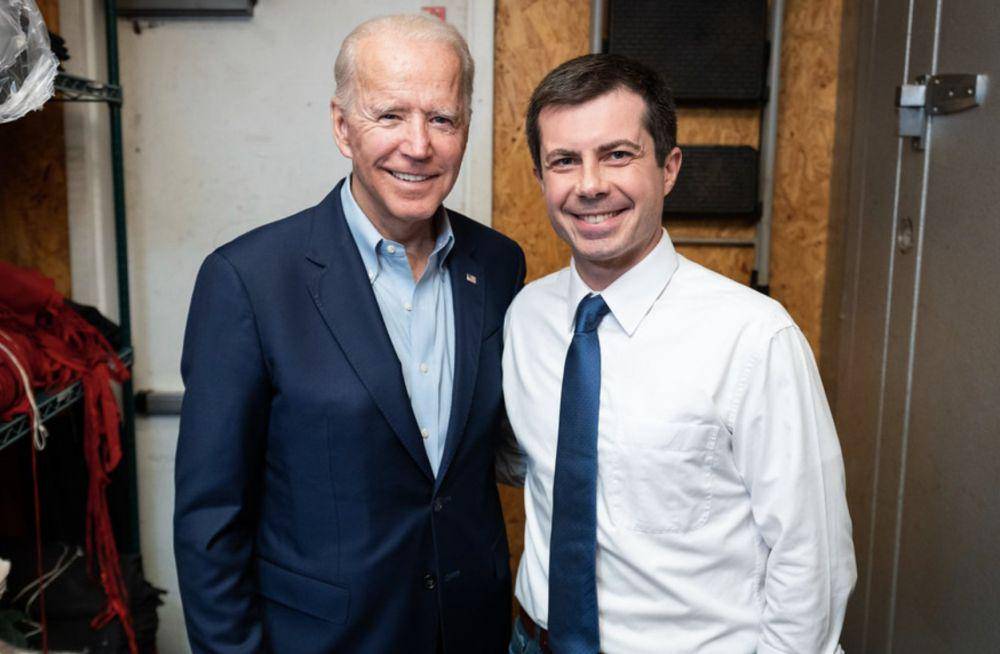 Presiden AS terpilih, Joe Biden, dan Pete Buttigieg. twitter.com/PeteButtigieg