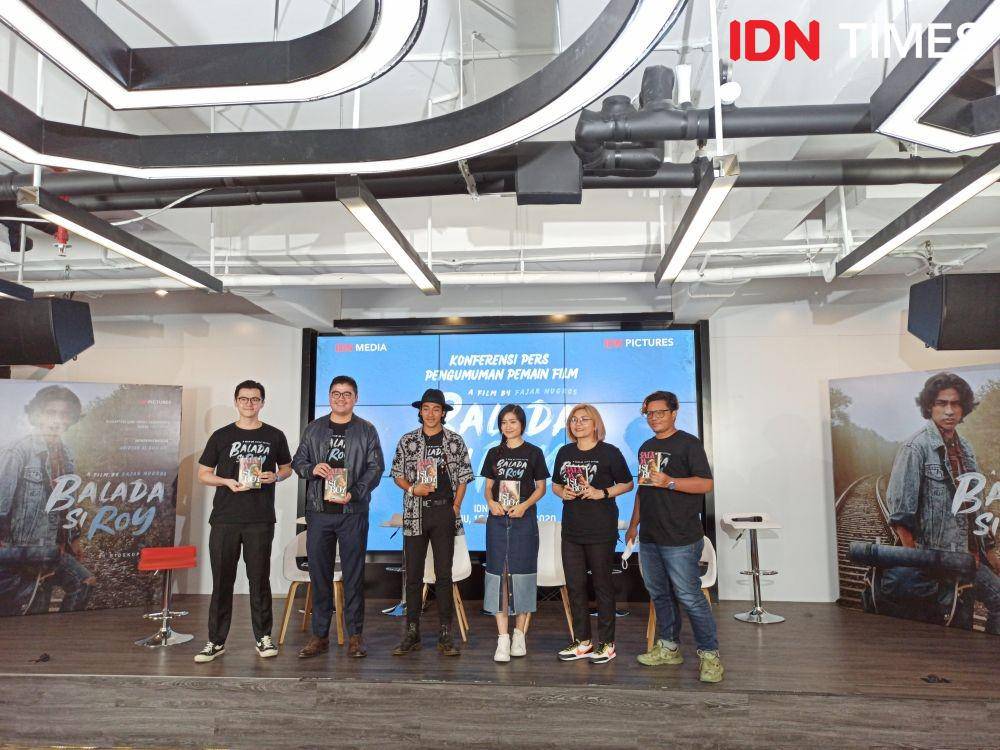Pengumuman pemain film Balada Si Roy pada Rabu (16/12/2020) di kantor IDN Media HQ, Jakarta. IDN Times/ Erfah Nanda