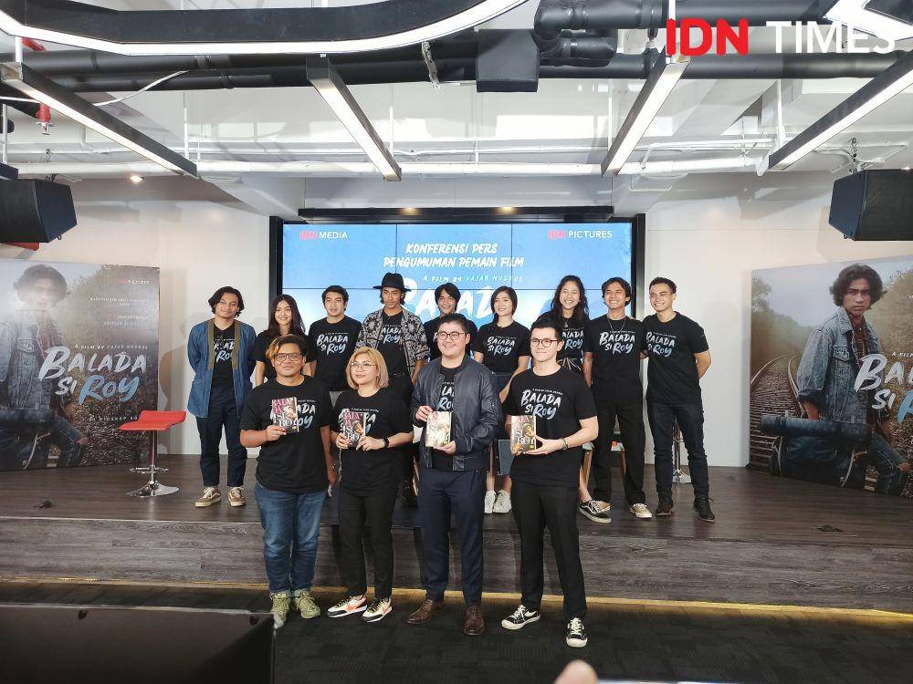 Pengumuman pemain film Balada Si Roy pada Rabu (16/12/2020) di kantor IDN Media HQ, Jakarta. IDN Times/ Erfah Nanda