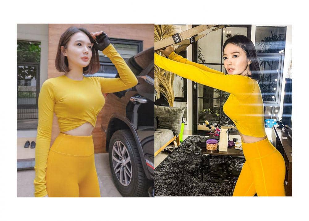 9 Pesona Wika Salim dalam Balutan Busana Kuning, Langsung Ambyar!