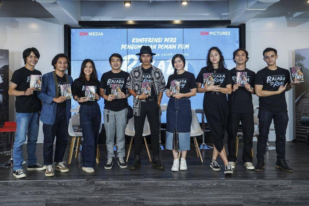 Pengumuman pemain film Balada Si Roy pada Rabu (16/12/2020) di kantor IDN Media HQ, Jakarta. Dok. IDN Media