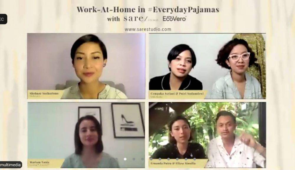 Virtual Press Conference Koleksi SARE/ studio dengan LENZING™ ECOVERO™