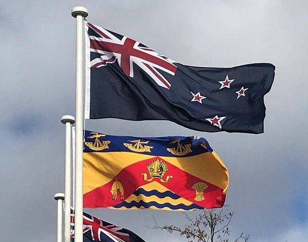 Ilustrasi bendera Selandia Baru dan Christchurch. instagram.com/andrew.turner0511/