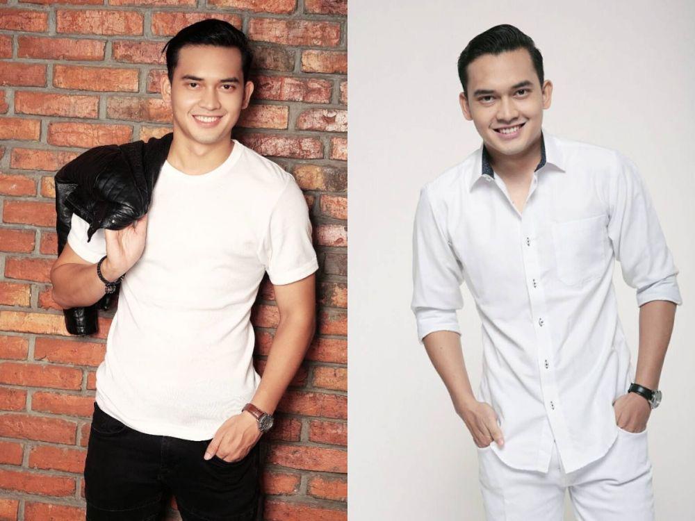 Bersinar di 'Ikatan Cinta', 9 Potret Ikbal Fauzi Pakai Outfit Putih