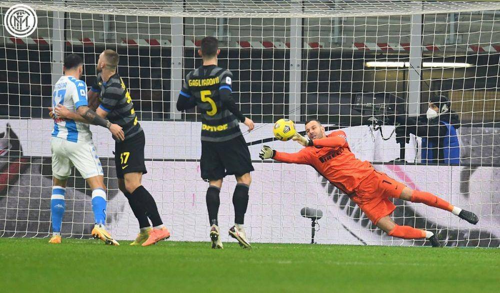 Inter Milan vs Napoli. (Twitter.com/Inter_en)