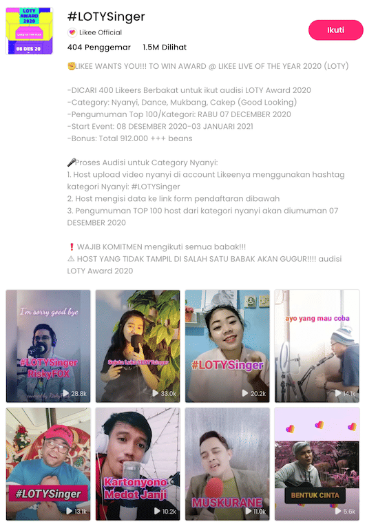 dok. Likee