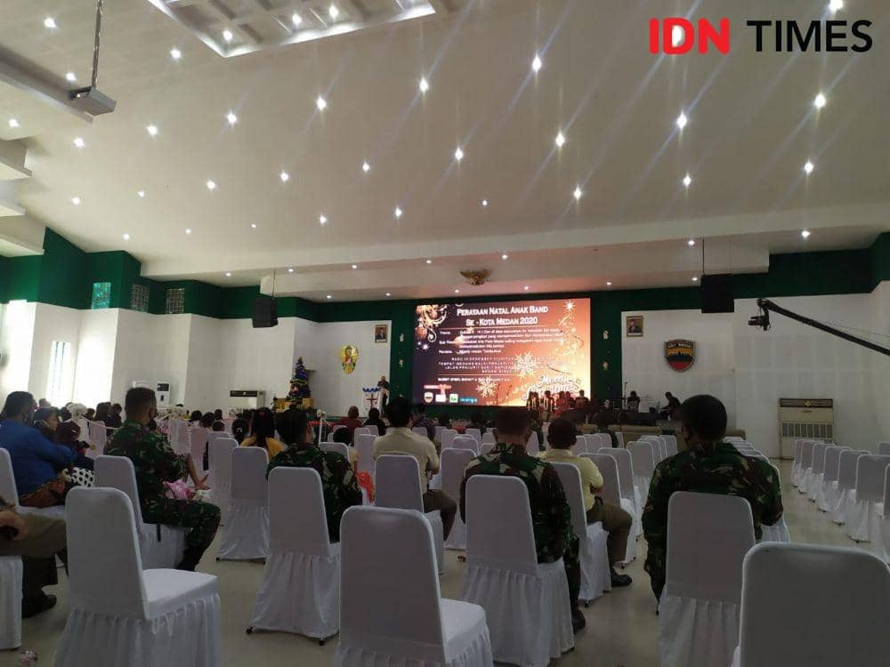 Anak Band se-Kota Medan Rayakan Natal di Masa Pandemik COVID-19