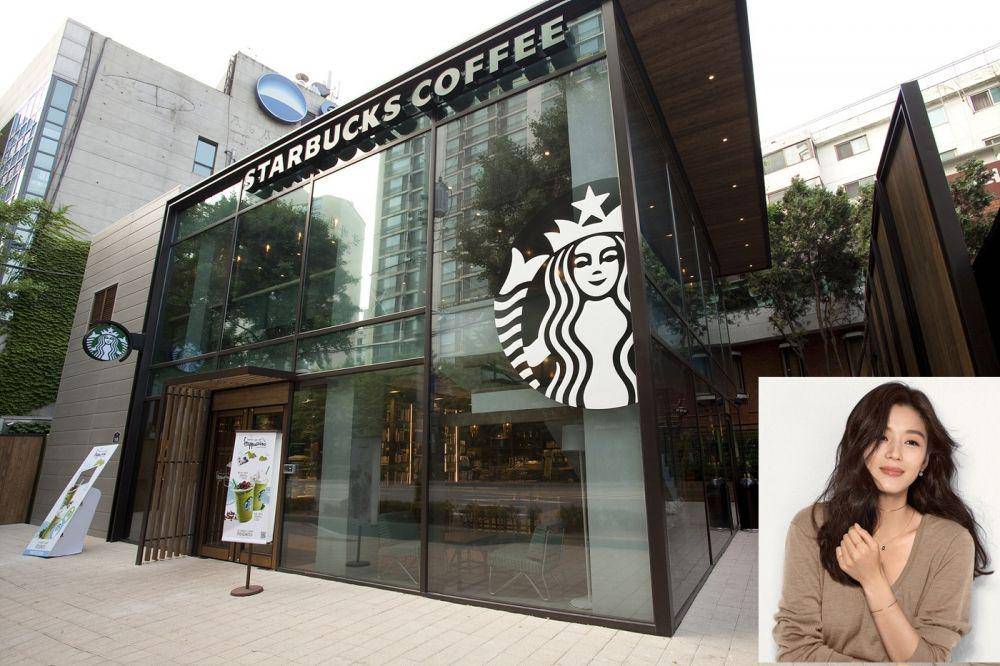 Gedung Starbucks yang disewakan oleh Jun Ji Hyun (Berbagai sumber)