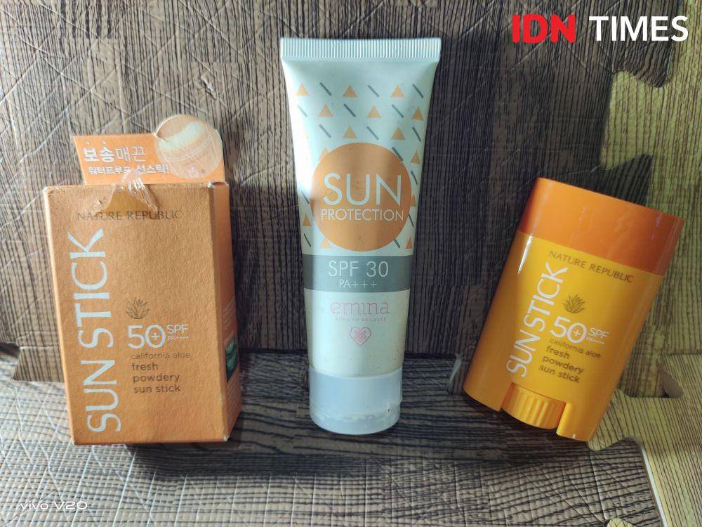 Ilustrasi sunscreen. IDN Times/Febriyanti Revitasari